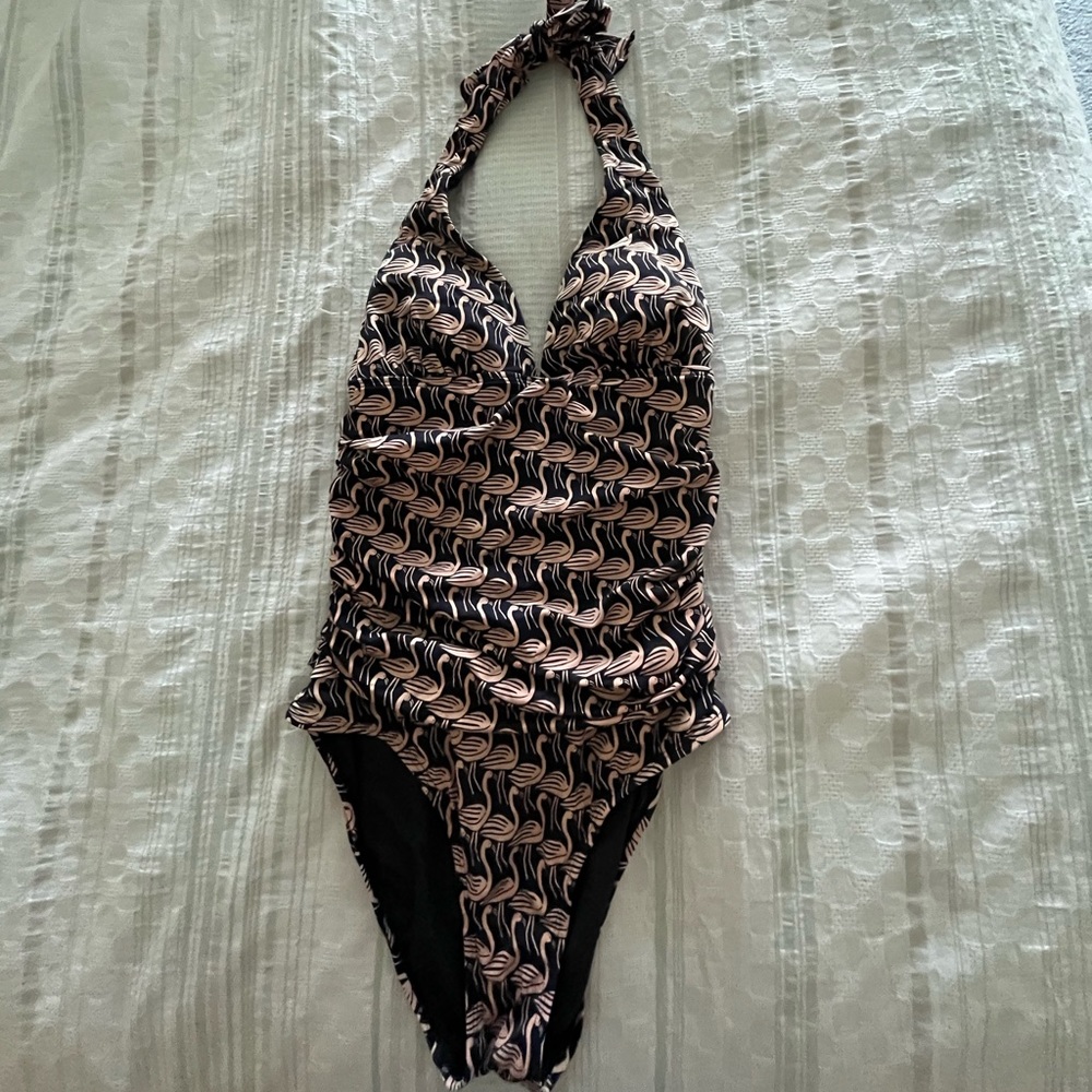 Boden Ischia halter swimsuit